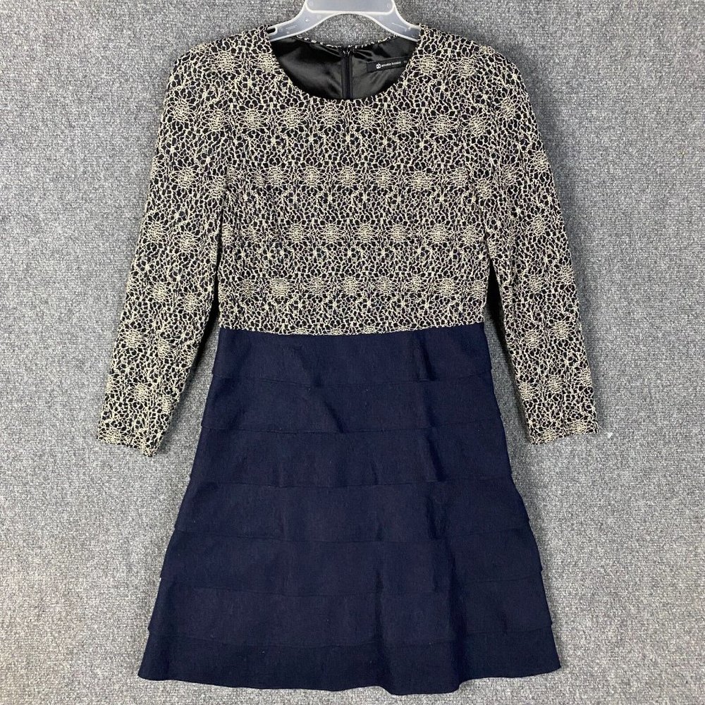 Arnaldo Bassini Dress Women's Size 95 A-Line Adults Long Sleeve